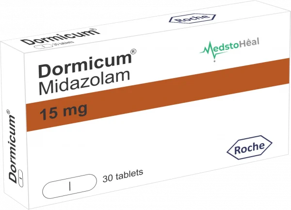 Dormicum 15 mg Midazolam 30 Tablets
